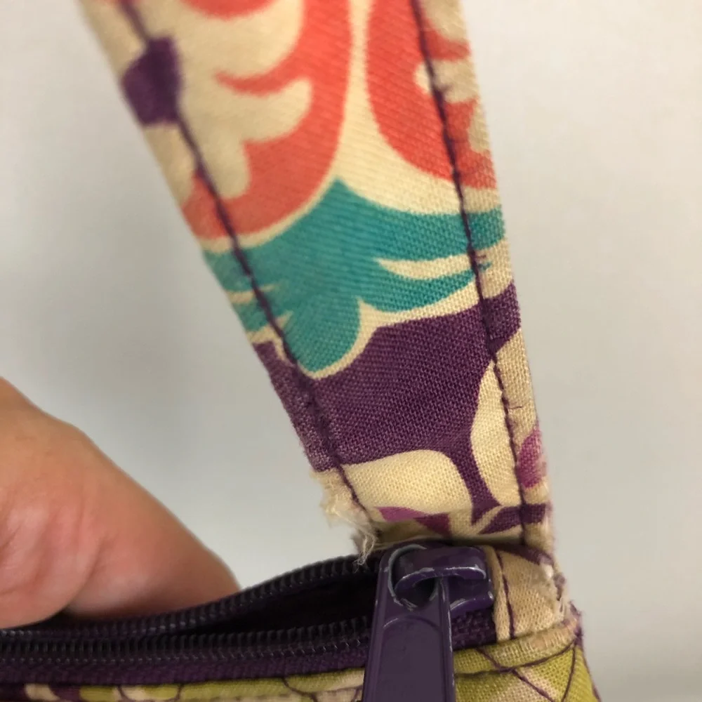 Vera Bradley Crossbody Bag Retired Plum Crazy Purple Purse